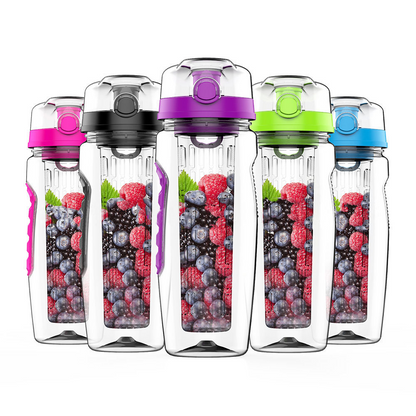 💧 1000ml BPA-Free Sport Fruit Infuser Water Bottle – Stay Hydrated & Refreshed! 🍓🍊