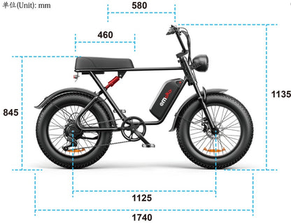 🚴‍♂️ C91 - 20 Inch 20A Electric Bike | High-Speed, Powerful & Stylish! ⚡