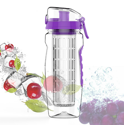 💧 1000ml BPA-Free Sport Fruit Infuser Water Bottle – Stay Hydrated & Refreshed! 🍓🍊