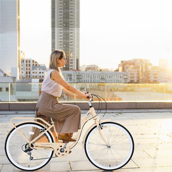 🚴‍♀️  Classic Bike 24"– Stylish, Comfortable & Perfect for City Rides! 🌇