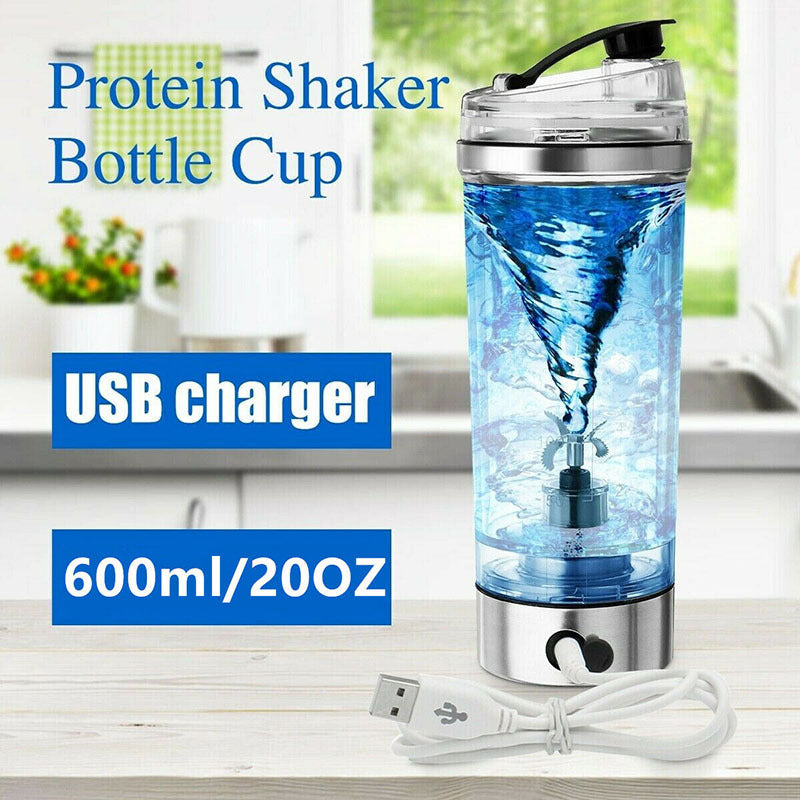 ⚡ Premium Electric Protein Shake – USB Rechargeable Blender Bottle for Sports & Fitness! 💪